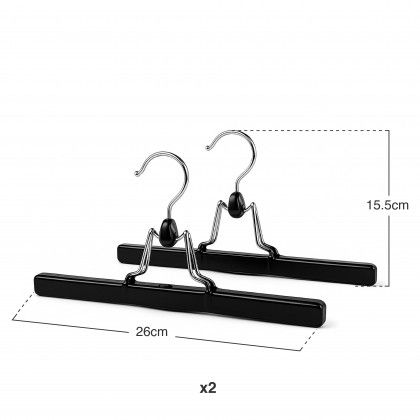 Cabide Calças Pamex 26x15.5cm Pack 2 Cabide Calças Pamex 26x15.5cm Pack 2