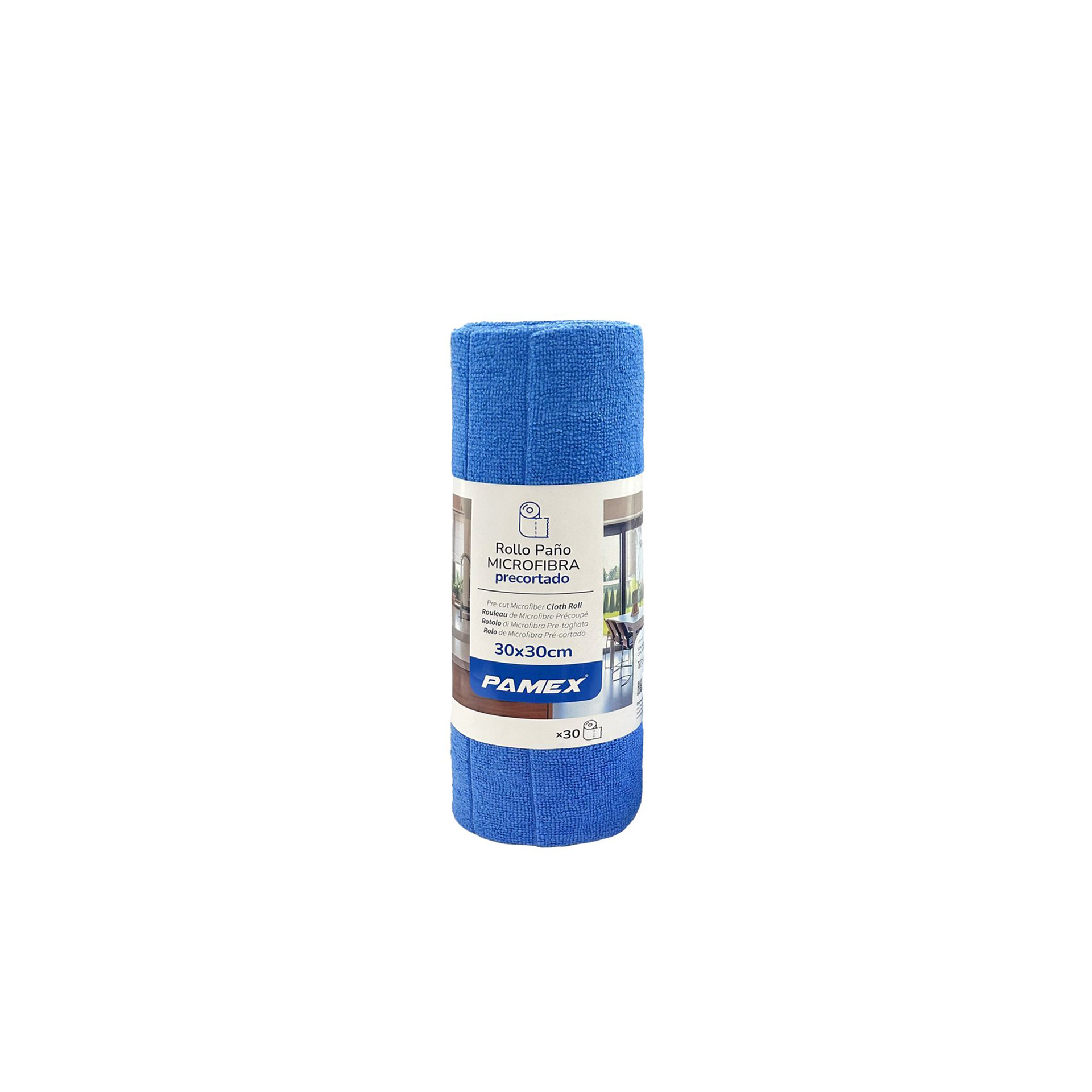 Rolo Pano Microfibra Pré - Cortado Pamex 30 Unidades 30x30cm