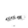 Placa N�mero Marcador Mesa Inox
