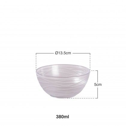 Tigela Transparente Luxe 380ml �13.5X5cm