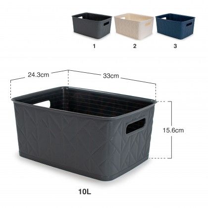 Cesto Multiusos Origami 10l 33X24.3X15.6cm