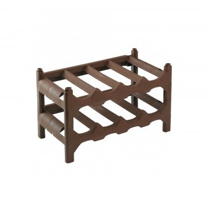 Garrafeira Plastica 41X24X24cm Pack 2