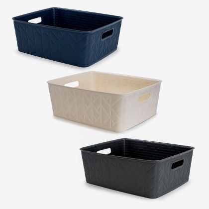 Cesto Multiusos Origami 12l 37.5X30.4X13.5cm Cesto Multiusos Origami 12l 37.5X30.4X13.5cm