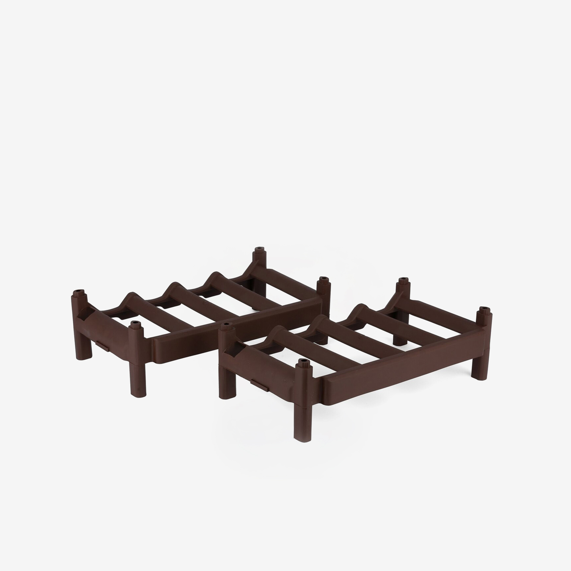 Garrafeira Plastica 41X24X24cm Pack 2
