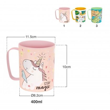 Caneca Fantasy Unicornio 400ml