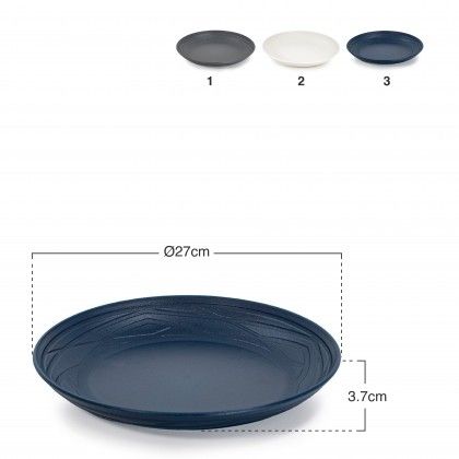Prato Plástico Raso Nido Ø27cm Prato Plástico Raso Nido Ø27cm