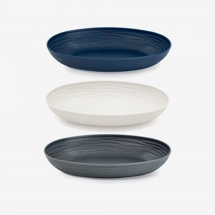 Travessa Plástica Oval Nido 2l 32.6X21.3X4.9cm Travessa Plástica Oval Nido 2l 32.6X21.3X4.9cm