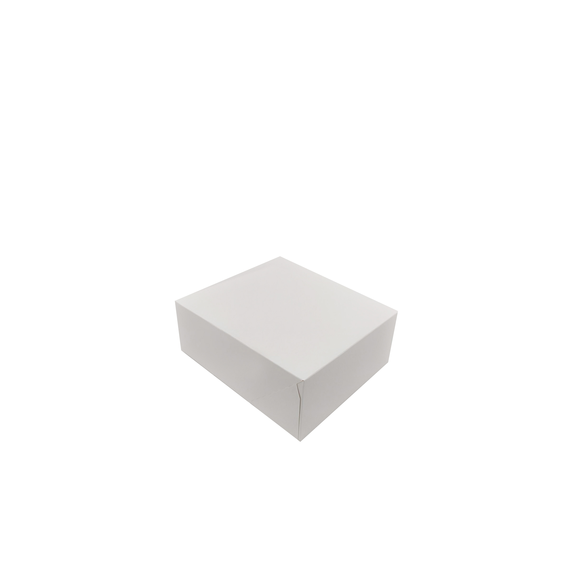 Caixa De Bolo Cartão Branco 13x11.5x5.5cm Pack 200