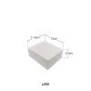 Caixa De Bolo Cartão Branco 13x11.5x5.5cm Pack 200 Caixa De Bolo Cartão Branco 13x11.5x5.5cm Pack 200