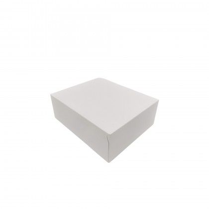 Caixa De Bolo Cartão Branco 20x16.5x7cm Pack 200 Caixa De Bolo Cartão Branco 20x16.5x7cm Pack 200