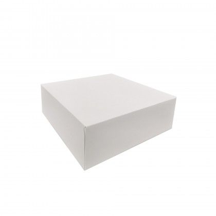 Caixa De Bolo Cartão Branco 30x30x10cm Pack 50 Caixa De Bolo Cartão Branco 30x30x10cm Pack 50
