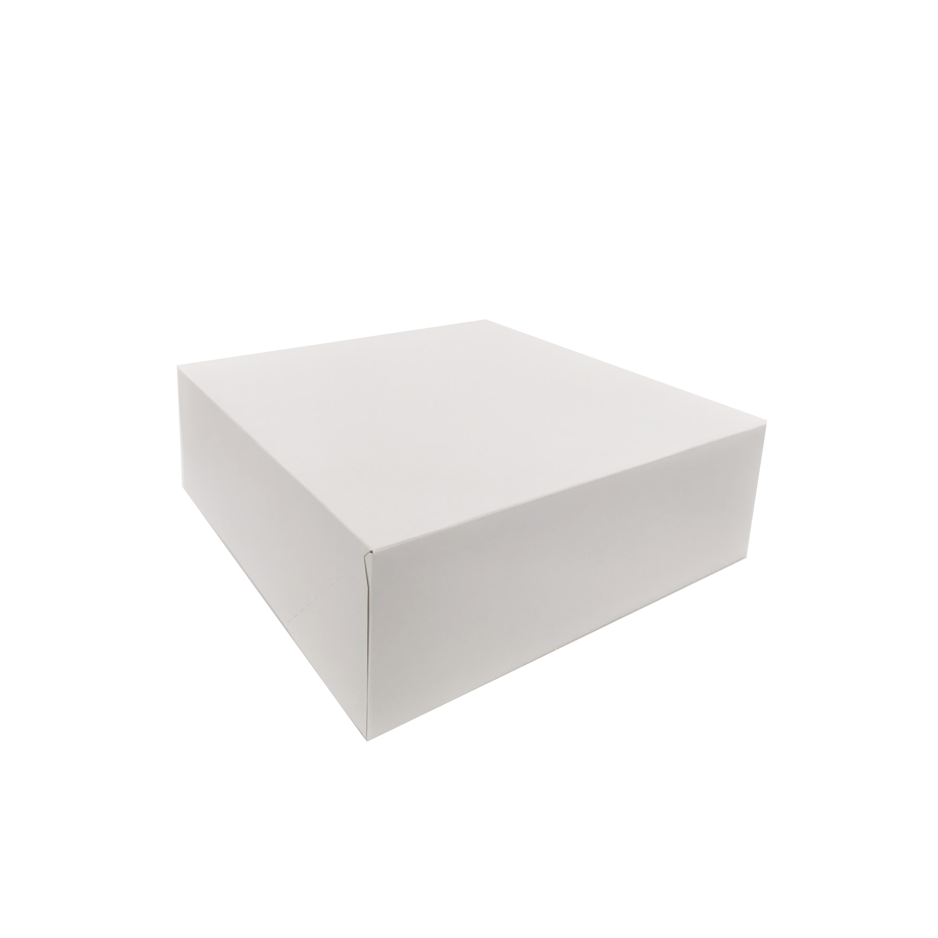Caixa De Bolo Cartão Branco 30x30x10cm Pack 50