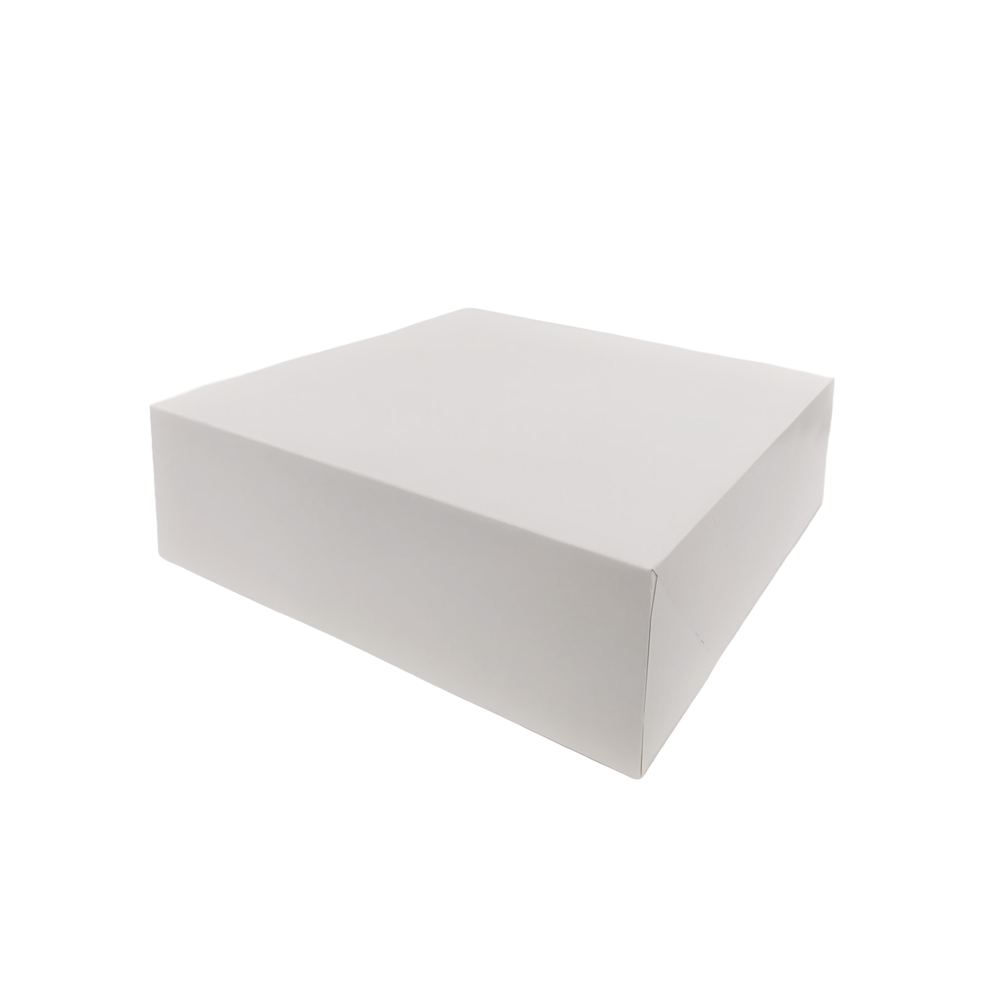 Caixa De Bolo Cartão Branco 33x33x10cm Pack 50