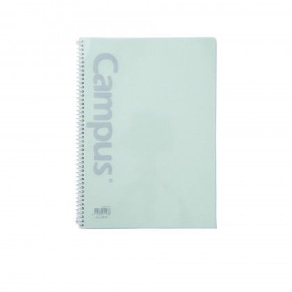 Caderno Espiral Capa Pl�stica A4 80 Folhas Pastel Pautado 90g