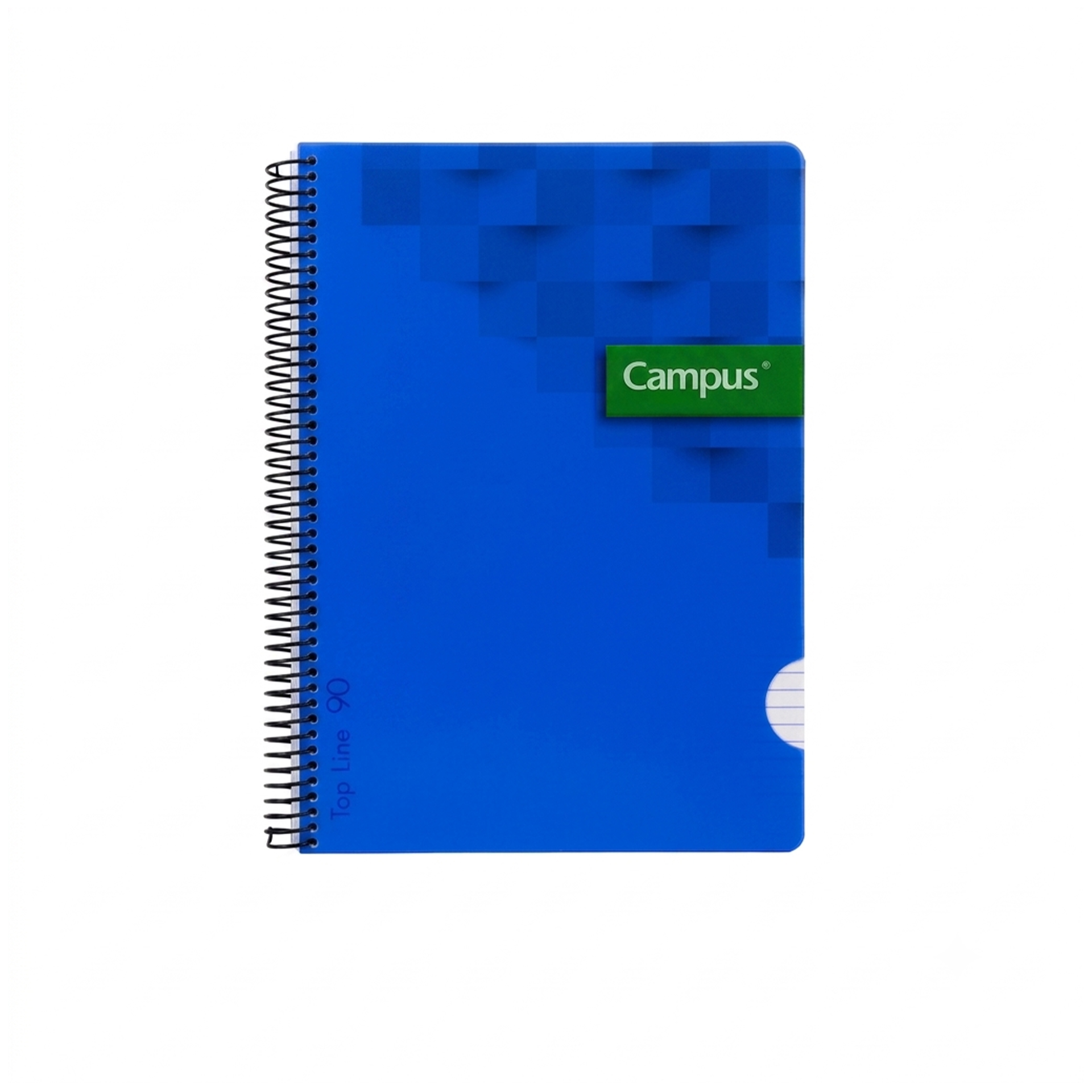 Caderno Espiral Capa Plástica A4 80 Folhas Pautado 90g