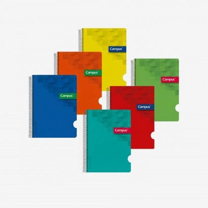 Caderno Espiral Capa Pl�stica A4 80 Folhas Pautado 90g