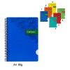Caderno Espiral Capa Pl�stica A4 80 Folhas Pautado 90g