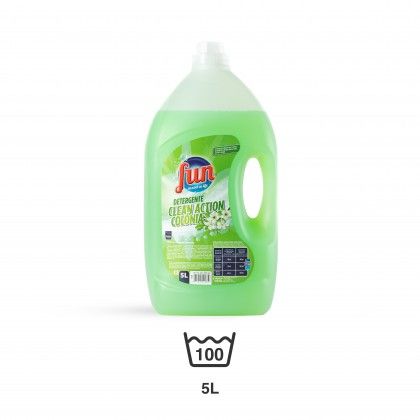 Detergente Roupa Fun Clean Action Colônia 5l Detergente Roupa Fun Clean Action Colônia 5l