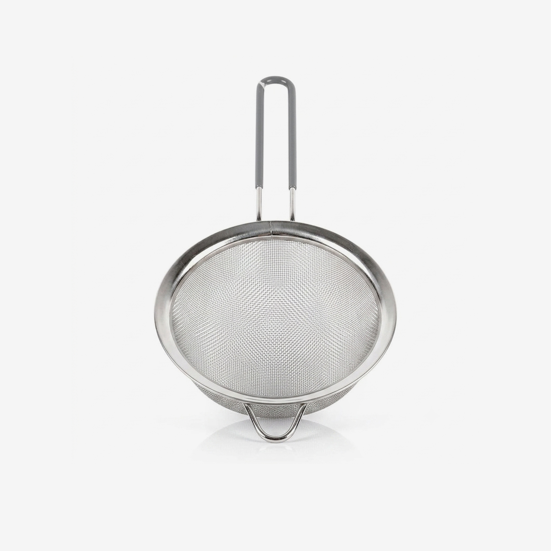 Coador Inox Com Cabo De Borracha 14cm