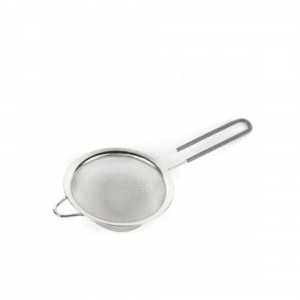 Coador Inox Com Cabo De Borracha 14cm