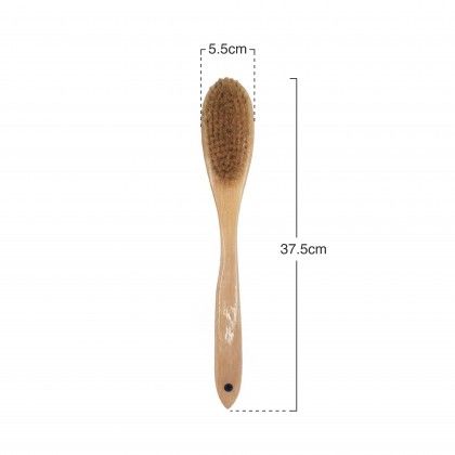 Escova De Duche Cabo De Madeira 37.5X5.5cm Escova De Duche Cabo De Madeira 37.5X5.5cm