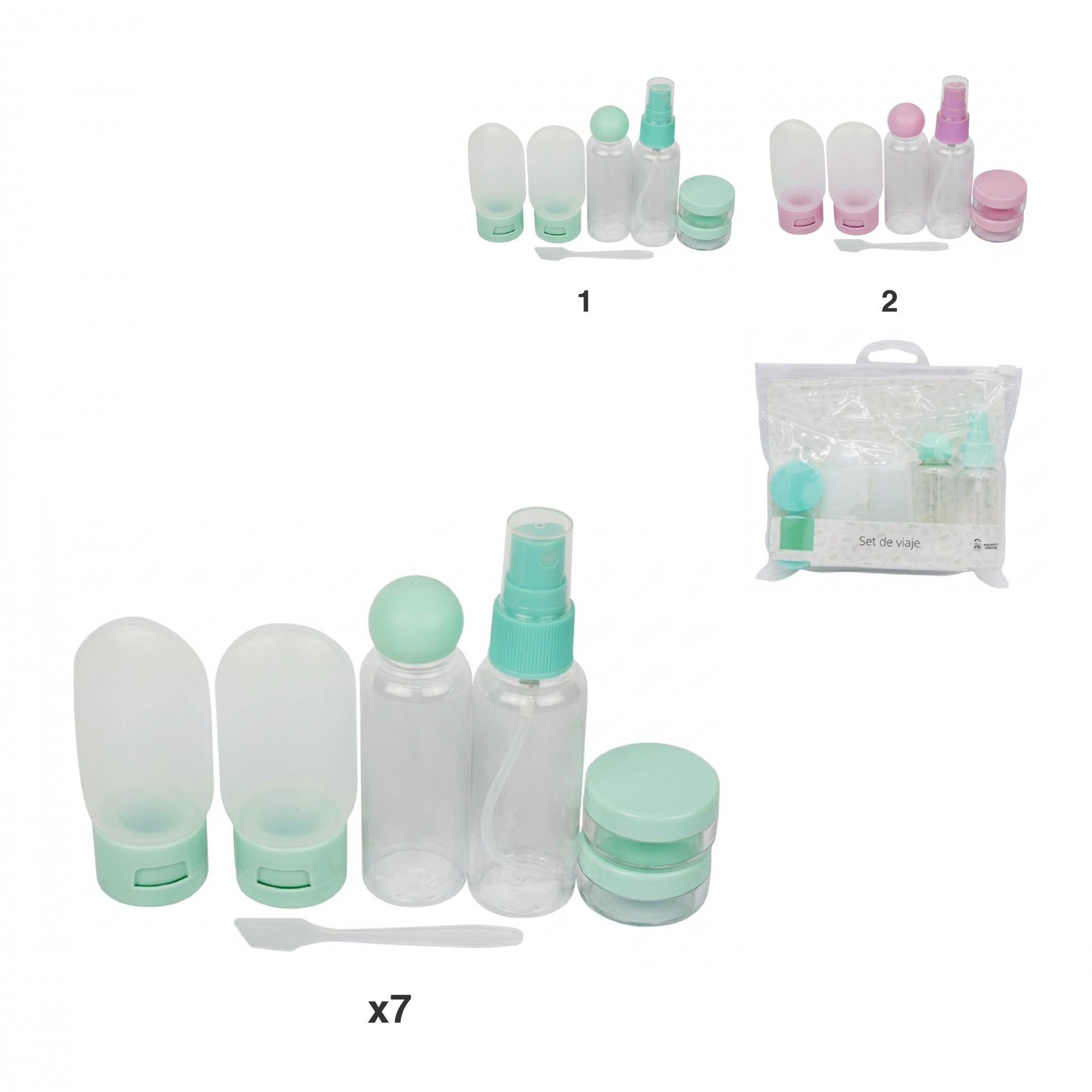 Kit Viagem Bolsa Conjunto 7 Peças