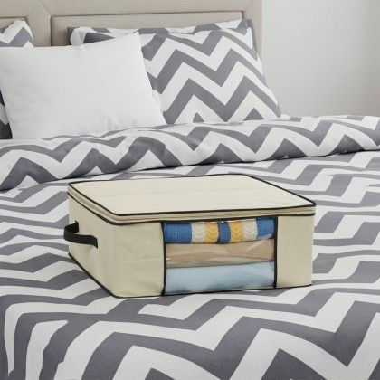 Caixa Multiusos Tecido 60X45X30cm Caixa Multiusos Tecido 60X45X30cm