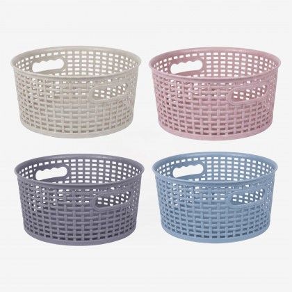 Cesta Redonda Plástico 3L 23.5X23.5X11cm Cesta Redonda Plástico 3L 23.5X23.5X11cm