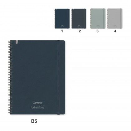 Caderno Apontamentos Liso B5 70F 80Gr