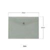 Bolsa Envelope Plus Office A4 Cinza 33X23cm
