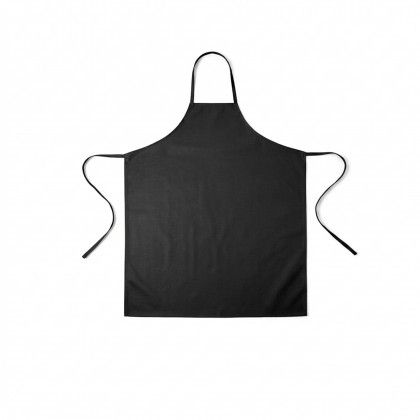 Avental Tela Pl�stico Pvc Preto 67X91cm