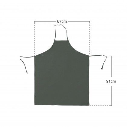 Avental Tela Pl�stico Pvc Verde 67X91cm