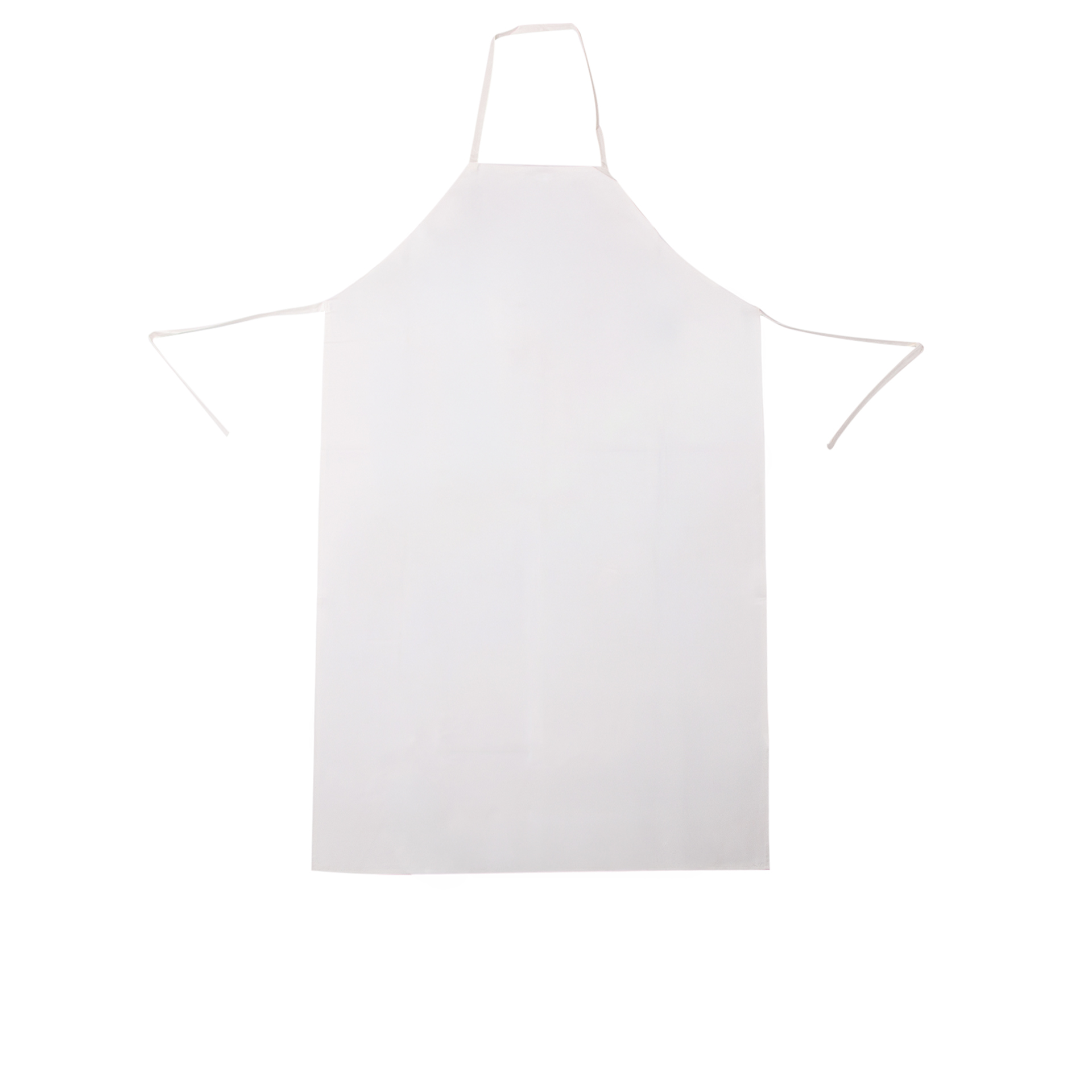 Avental Tela Plástico Pvc Branco 67X110cm