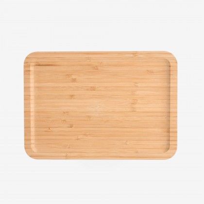 Bandeja Bambu Retangular 34X24cm