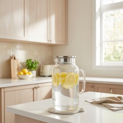 Jarro Mesa Borosilicato Quadrado 1.5L