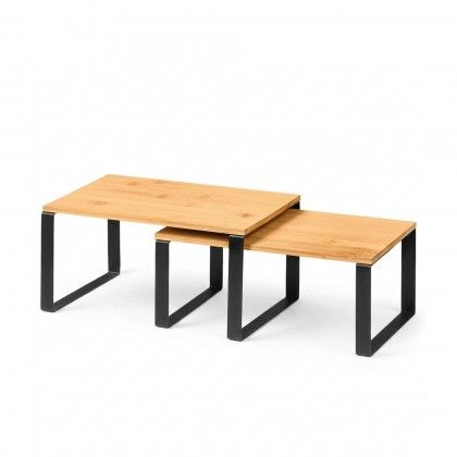 Prateleira Bambu Com Pernas 30X19.5cm Pack 2