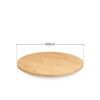 Mesa Girat�ria Bambu �50cm