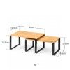 Prateleira Bambu Com Pernas 30X19.5cm Pack 2