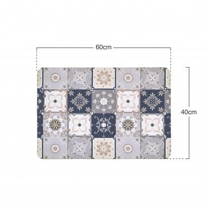 Tapete Porta Cozinha Azulejo 40X60cm