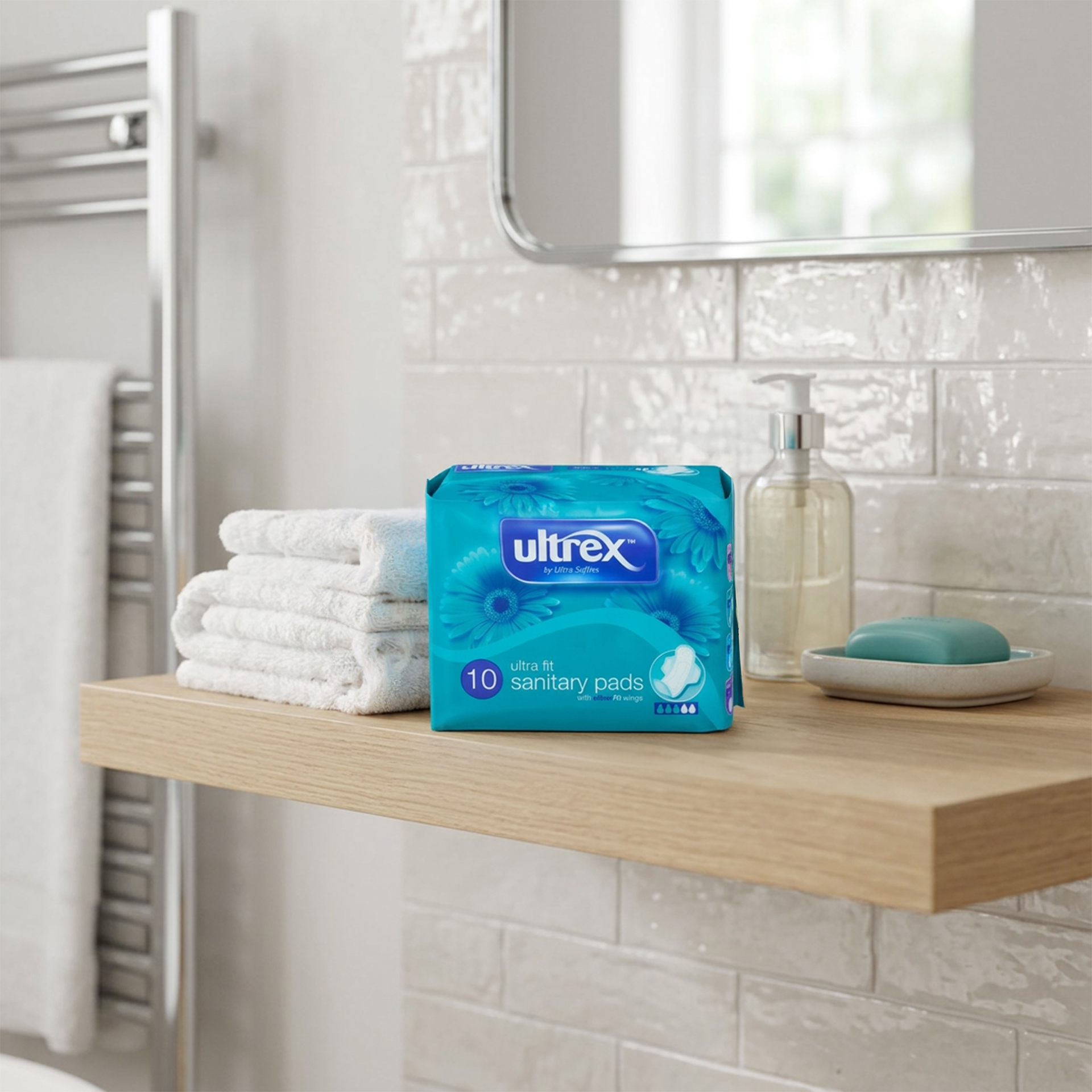 Pensos Higiênicos Ultrex Ultra Fit Pack 10
