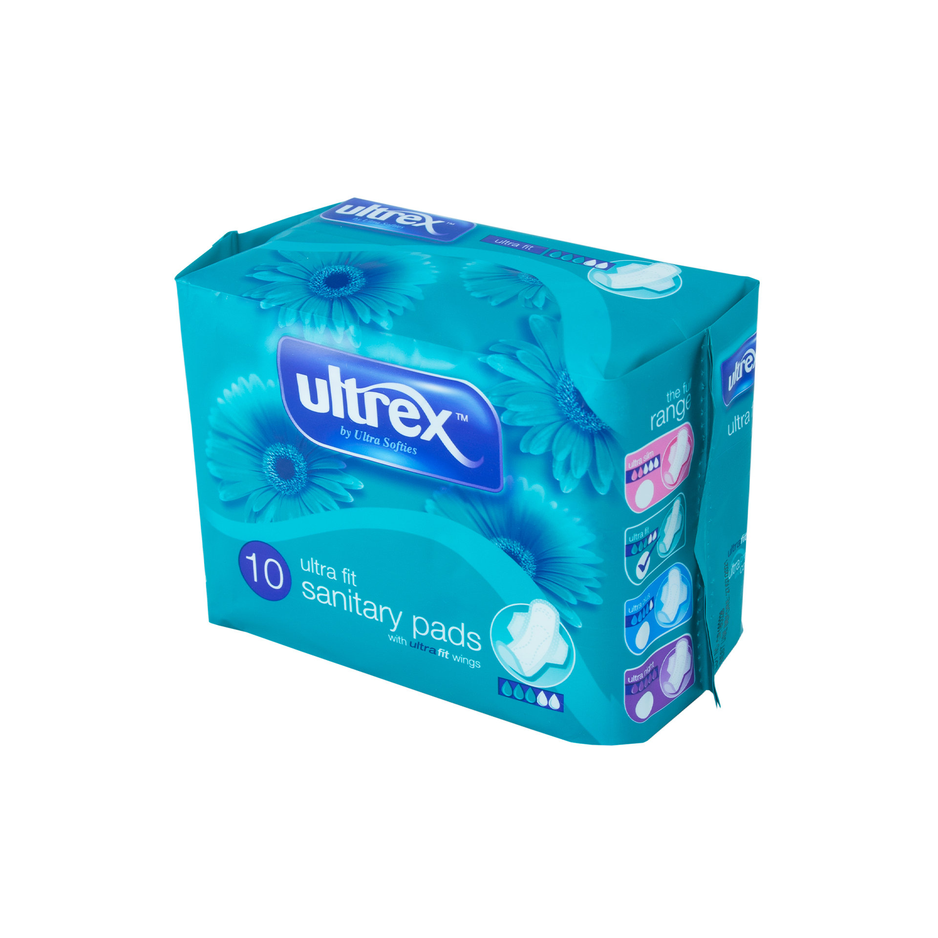 Pensos Higiênicos Ultrex Ultra Fit Pack 10