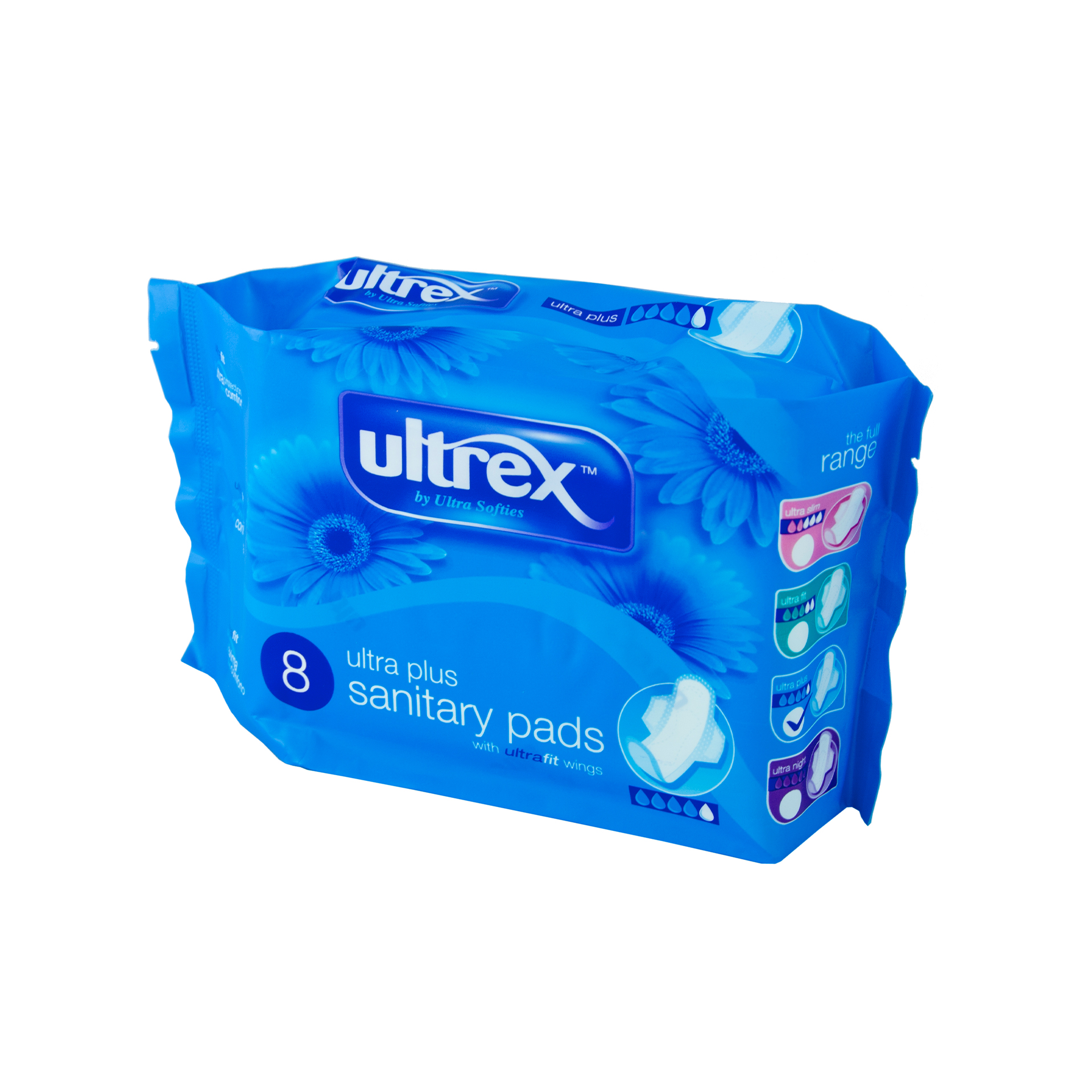 Pensos Higiênicos Ultrex Ultra Plus Pack 8