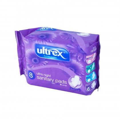 Pensos Higi�nicos Ultrex Ultra Night Pack 8