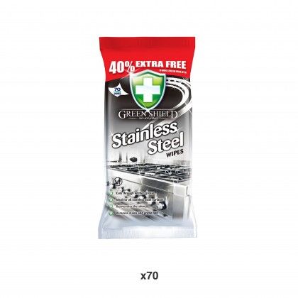 Toalhitas Inox Greenshield Pack 70