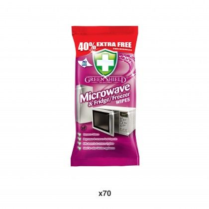 Toalhitas Microondas / Frigo Greenshield Pack 70