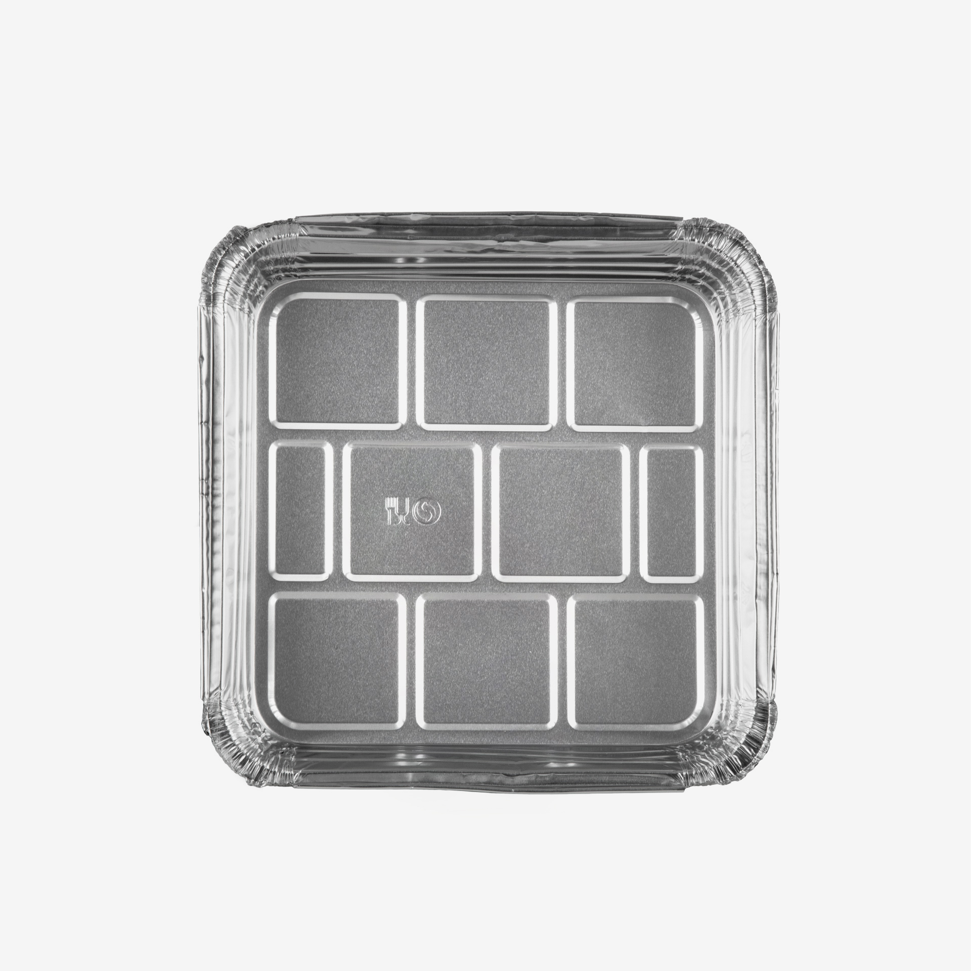 Forma Alumínio Quadrada 2250mlPack 100