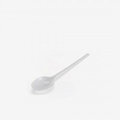 Colher Pl�stico Reutiliz�vel Branco 16.5cm Pack 25