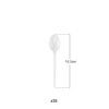 Colher Pl�stico Reutiliz�vel Branco 16.5cm Pack 25