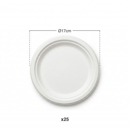 Prato Cana de A��car 17cm Pack 26