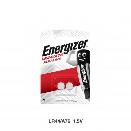 Energizer Pilha Alcalina Litio LR44/A76 Pack 2 Energizer Pilha Alcalina Litio LR44/A76 Pack 2